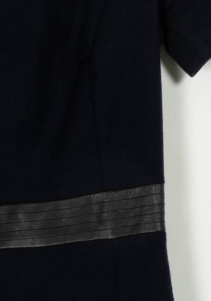 Robe Droite Bleue - Taille M/38 de la marque Claudie Pierlot | PARAD59613 - Vendu par Paradigme - Image 3
