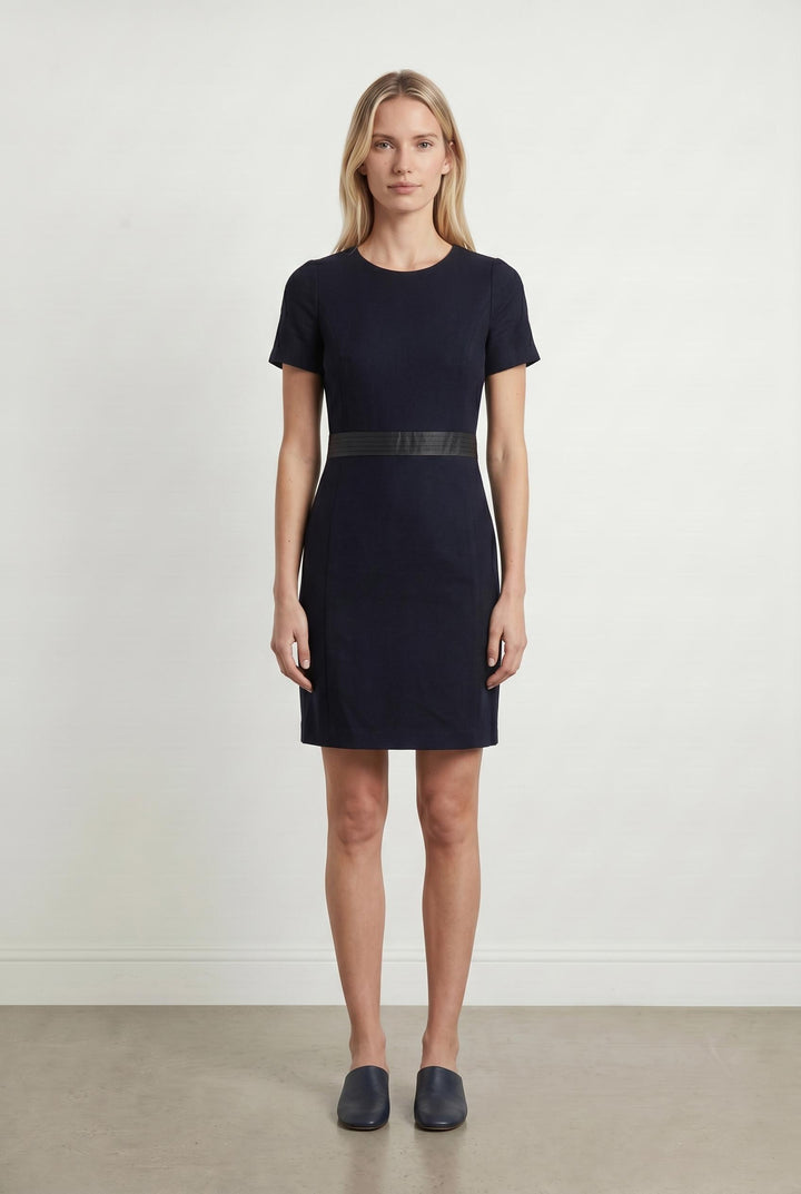 Robe Droite Bleue - Taille M/38 de la marque Claudie Pierlot | PARAD59613 - Vendu par Paradigme - Image 1