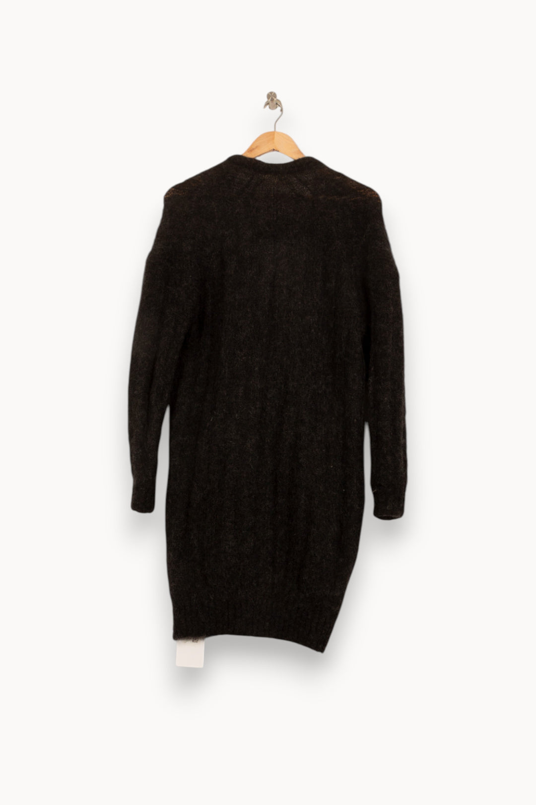 Cardigan Noir - Taille S/36 de la marque American Vintage | PARAD59627 - Vendu par Paradigme - Image 4