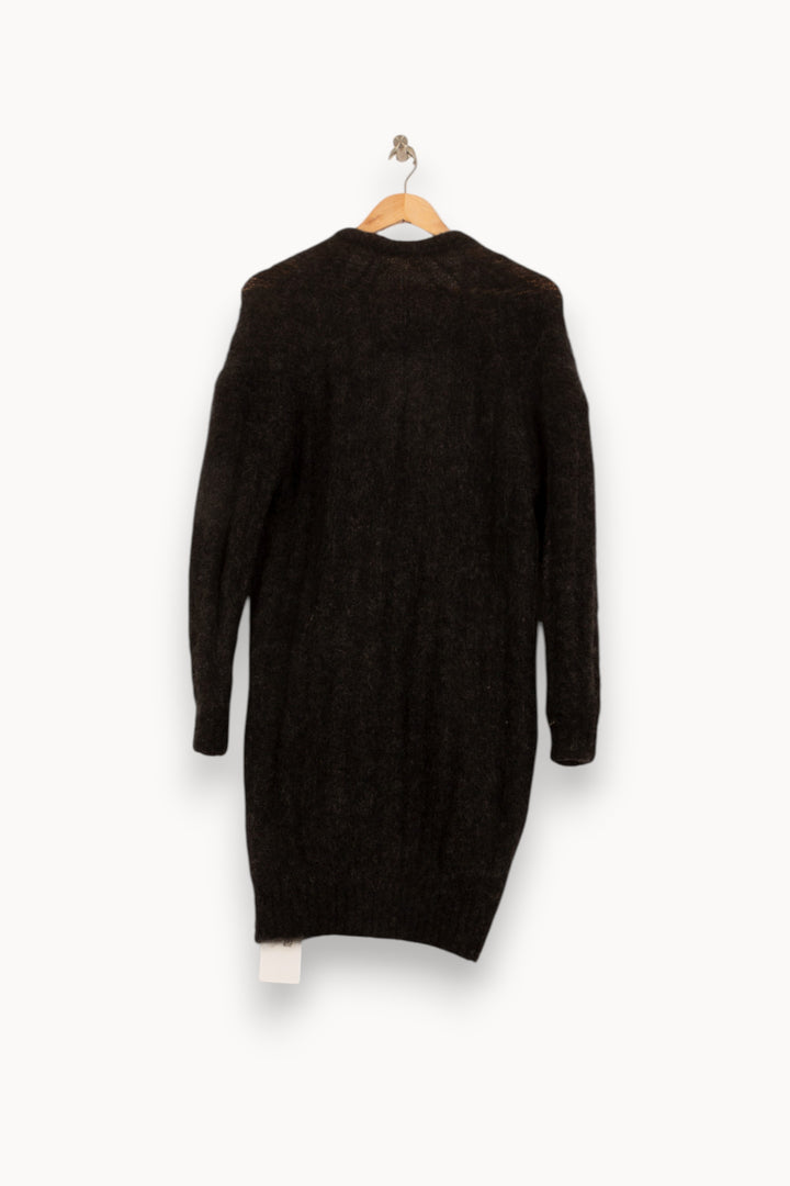 Cardigan Noir - Taille S/36 de la marque American Vintage | PARAD59627 - Vendu par Paradigme - Image 4
