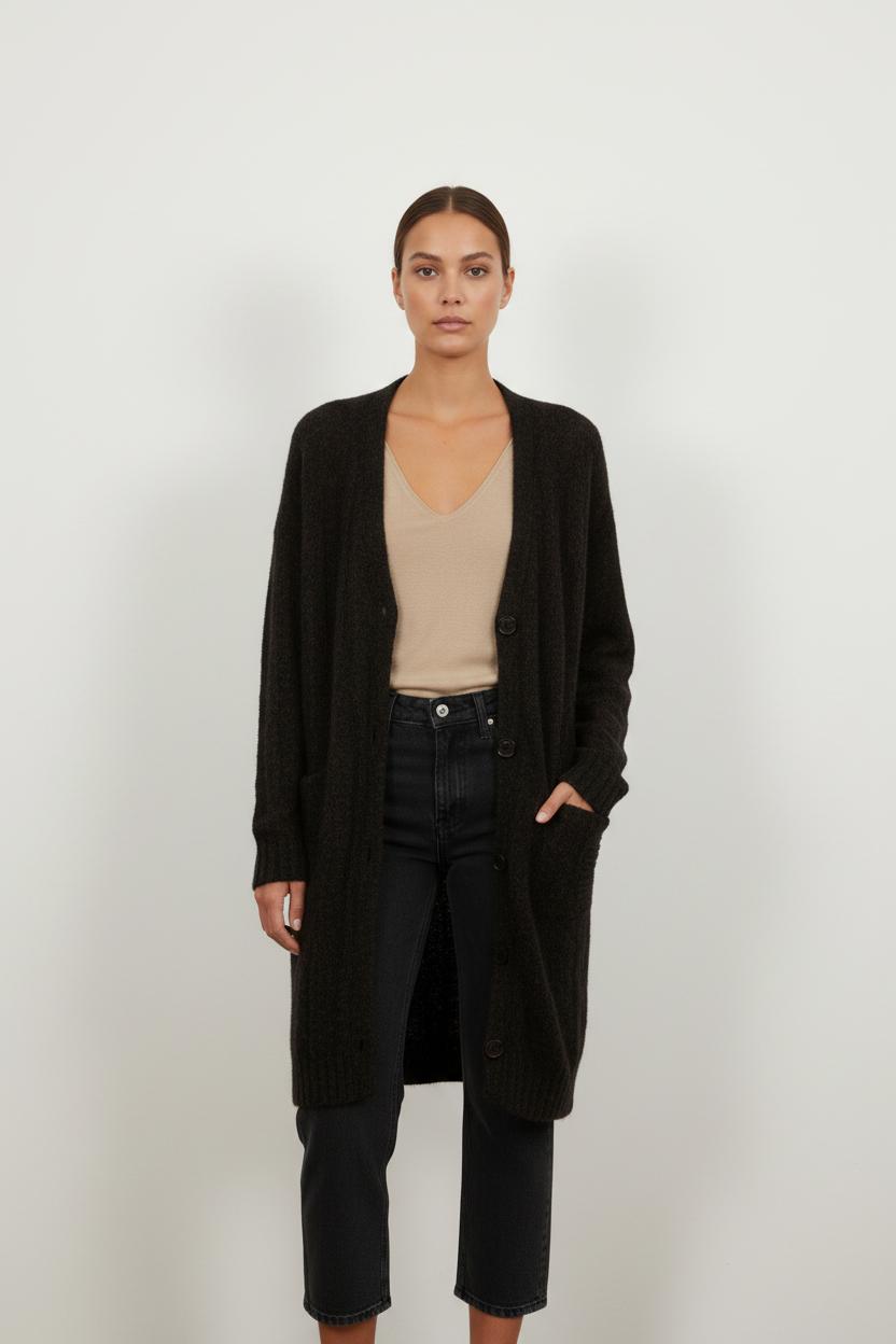 Cardigan Noir - Taille S/36