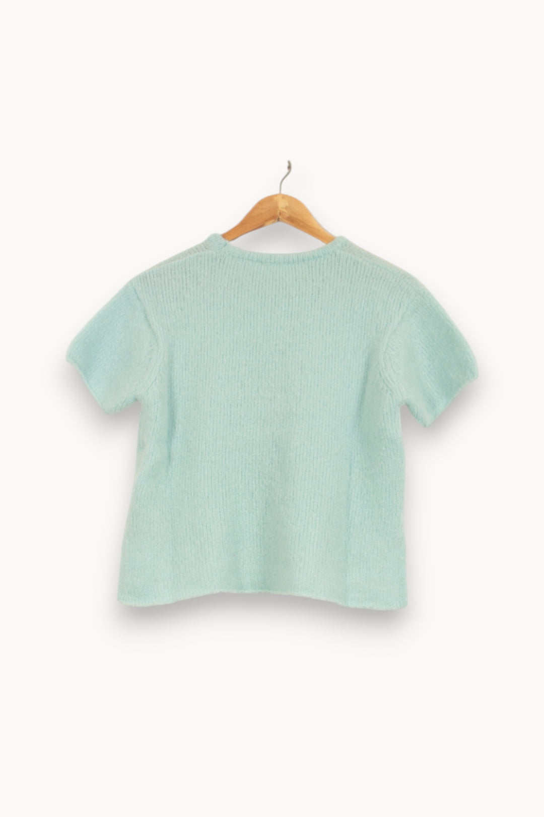 Pull Vert - Taille XS/34 de la marque American Vintage | PARAD59629 - Vendu par Paradigme - Image 4