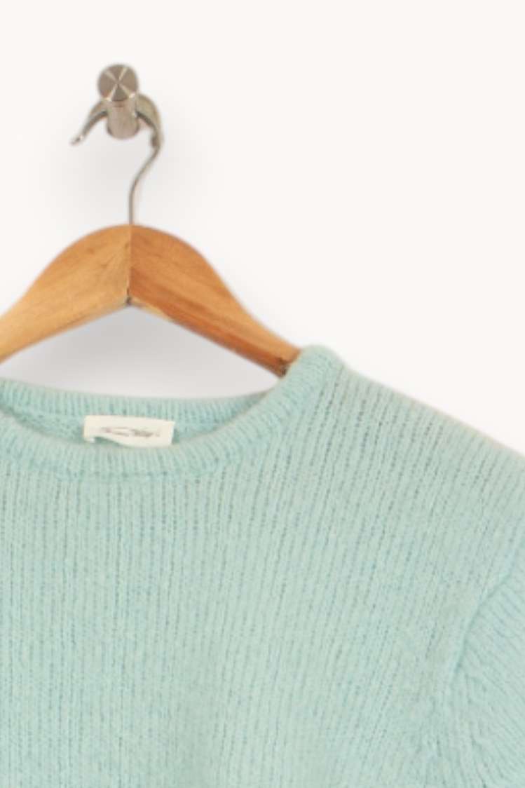 Pull Vert - Taille XS/34 de la marque American Vintage | PARAD59629 - Vendu par Paradigme - Image 3