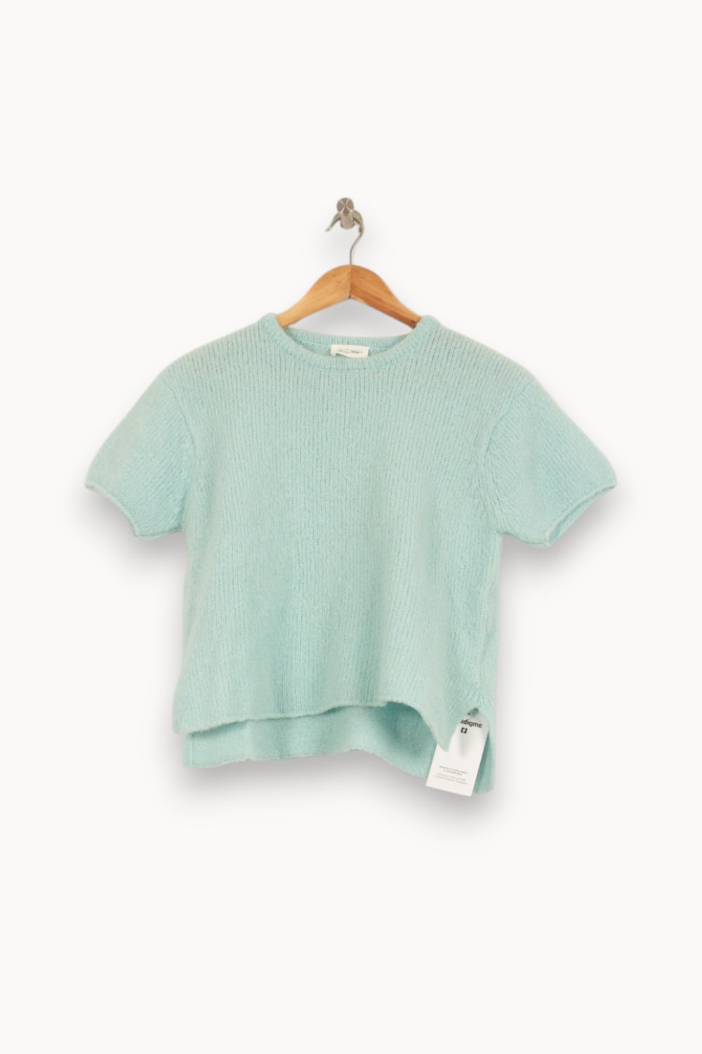 Pull Vert - Taille XS/34 de la marque American Vintage | PARAD59629 - Vendu par Paradigme - Image 2