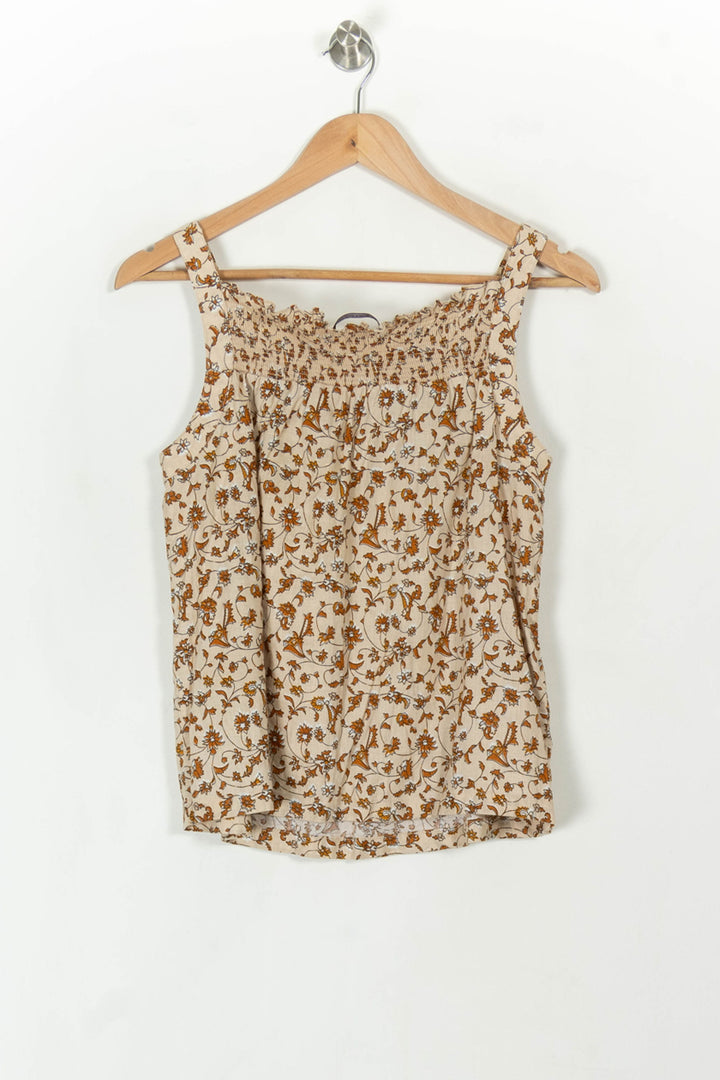 Top Écru et Marron - Taille M/38 de la marque Comptoir des Cotonniers | PARAD59640 - Vendu par Paradigme - Image 5