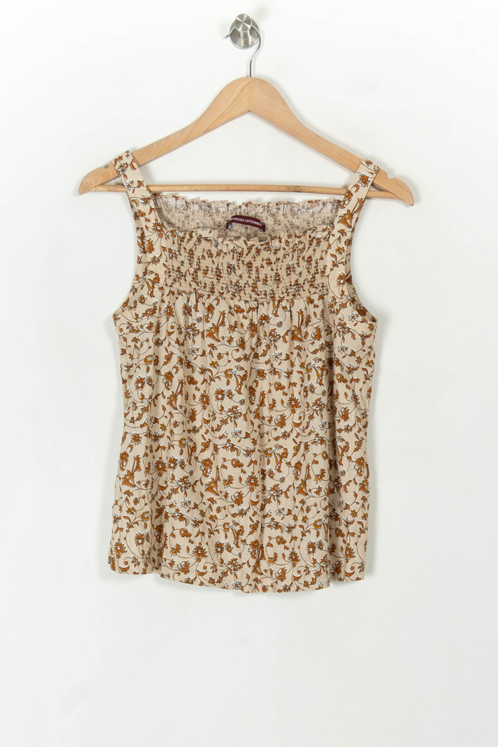 Top Écru et Marron - Taille M/38 de la marque Comptoir des Cotonniers | PARAD59640 - Vendu par Paradigme - Image 2