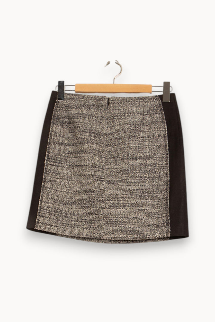 Jupe Courte Grise et Noire - Taille S/36 de la marque Comptoir des Cotonniers | PARAD59649 - Vendu par Paradigme - Image 4