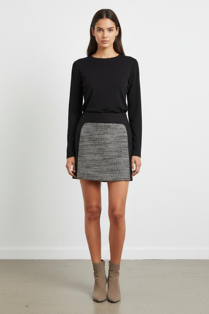 Jupe Courte Grise et Noire - Taille S/36