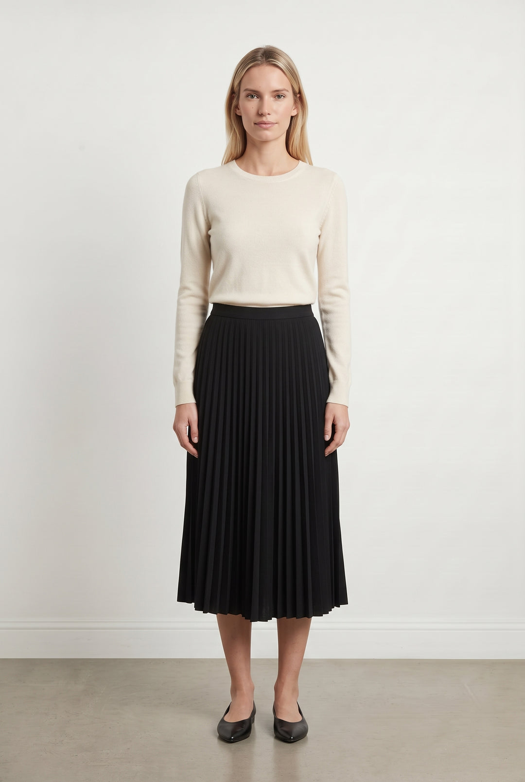 Jupe Plissée Noire - Taille S/36 de la marque ZAPA | PARAD59651 - Vendu par Paradigme - Image 1
