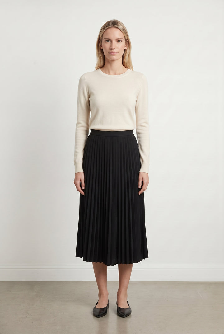 Jupe Plissée Noire - Taille S/36 de la marque ZAPA | PARAD59651 - Vendu par Paradigme - Image 1