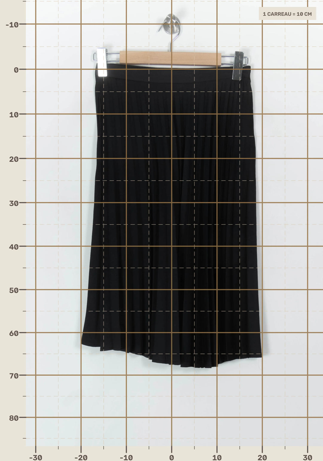 Jupe Plissée Noire - Taille S/36 de la marque ZAPA | PARAD59651 - Vendu par Paradigme - Image 4