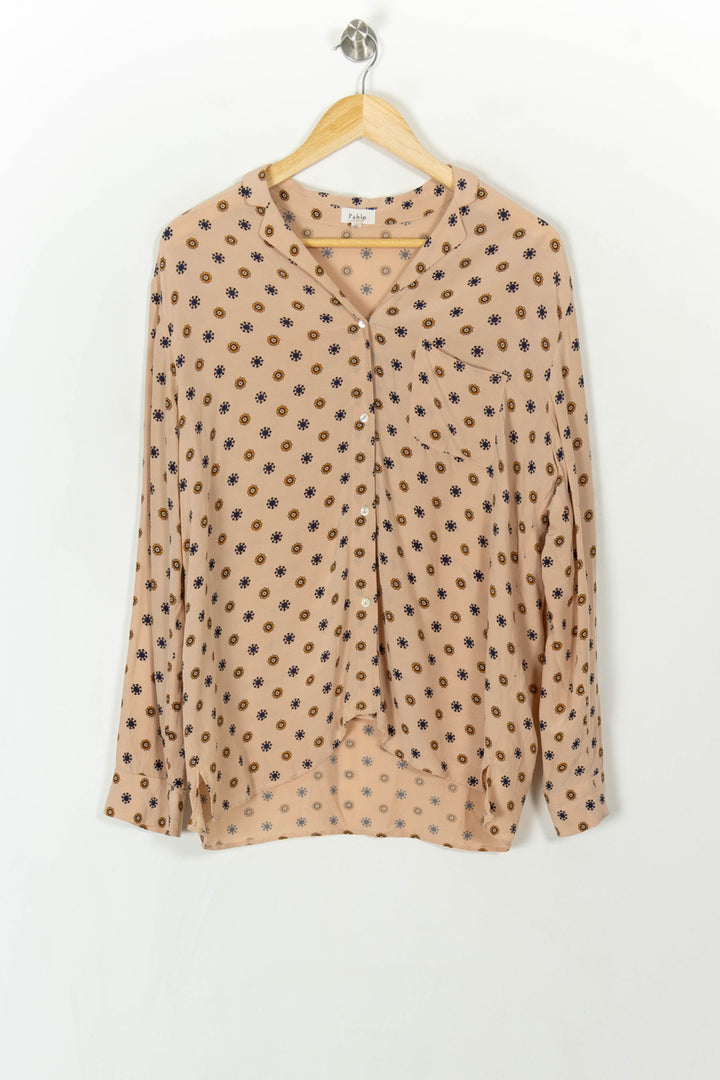 Blouse Beige et Noir - Taille M/38 de la marque Pablo | PARAD59658 - Vendu par Paradigme - Image 2