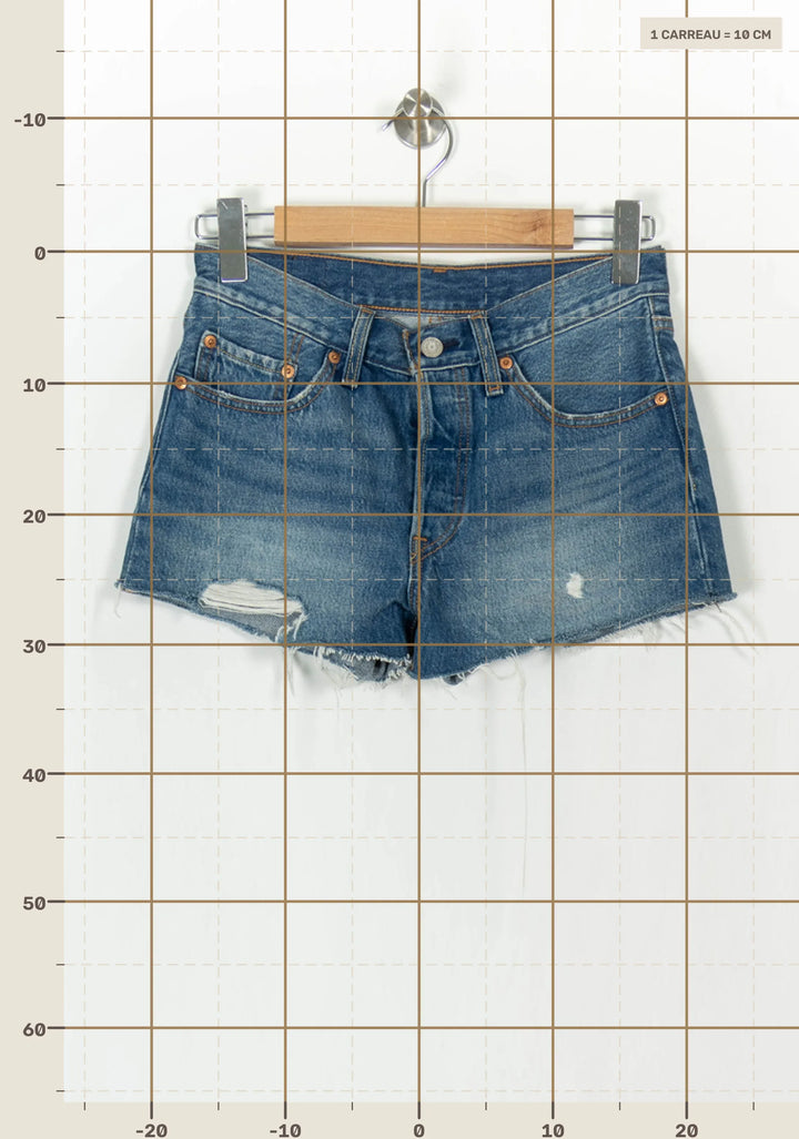 Short en Jean Bleu - Taille S/36 de la marque Levi&