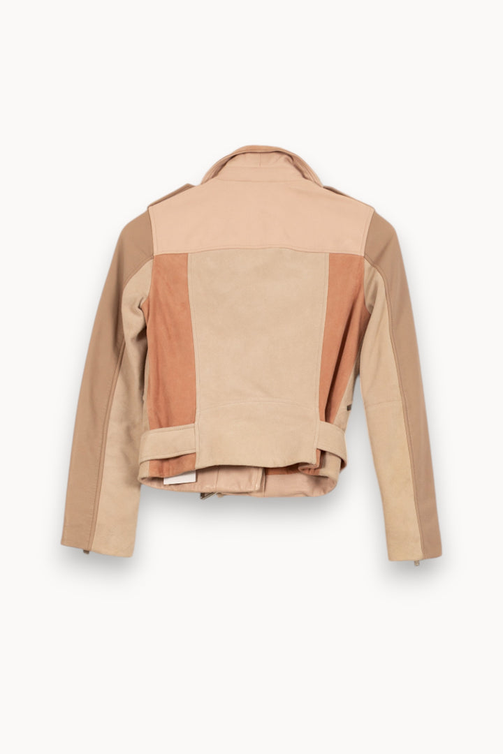 Perfecto Beige et Rose - Taille XS/34 de la marque All Saints | PARAD59679 - Vendu par Paradigme - Image 4
