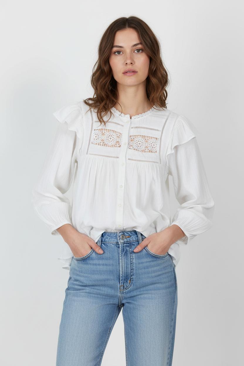 Blouse Blanche - Taille L/40 de la marque Maison 123 | PARAD59695 - Vendu par Paradigme - Image 1