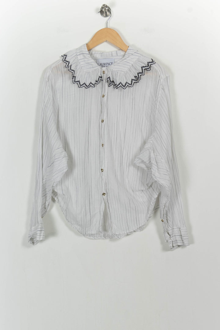 Chemise Blanche - Taille S/36 de la marque Laurence Bras | PARAD59696 - Vendu par Paradigme - Image 2