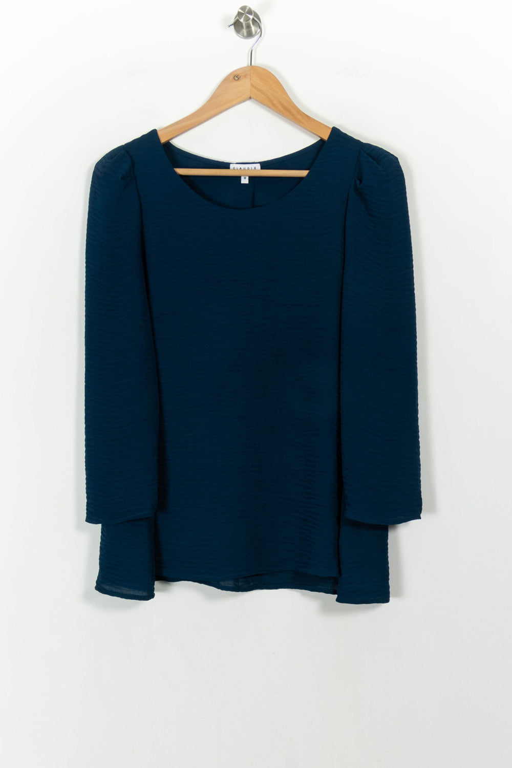 Blouse Bleue - Taille M/38 de la marque Claudie Pierlot | PARAD59708 - Vendu par Paradigme - Image 2