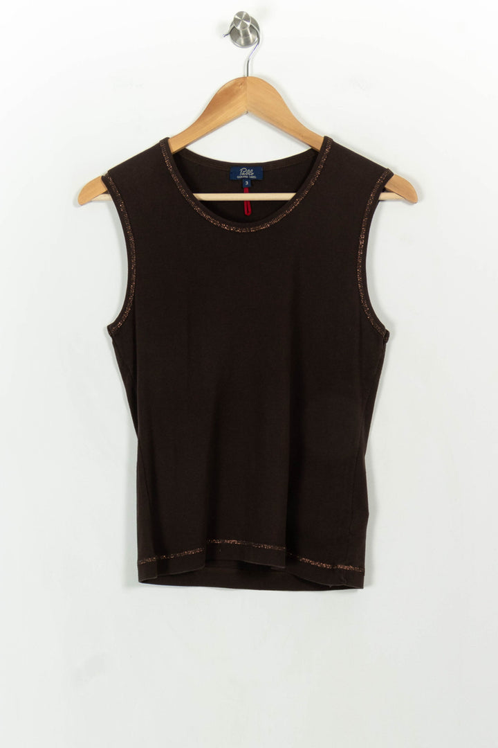 Débardeur Marron - Taille L/40 de la marque Pablo | PARAD59714 - Vendu par Paradigme - Image 2