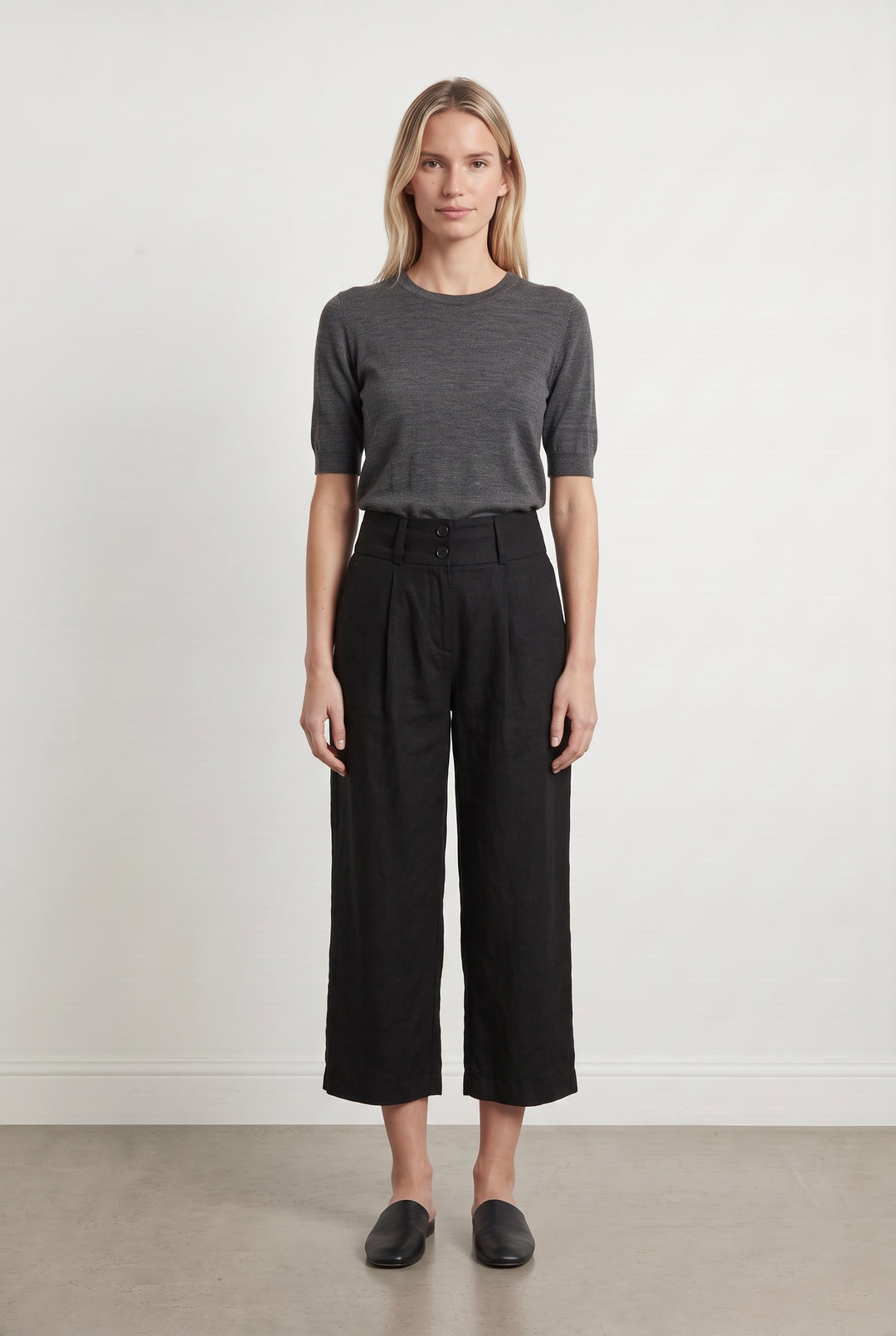 Pantalon Noir - Taille M/38 de la marque La Fée Maraboutée | PARAD59720 - Vendu par Paradigme - Image 1
