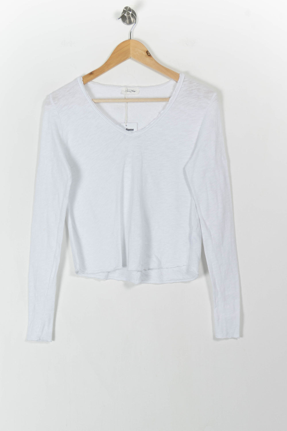 Pull Blanc - Taille S/36 de la marque American Vintage | PARAD59723 - Vendu par Paradigme - Image 2