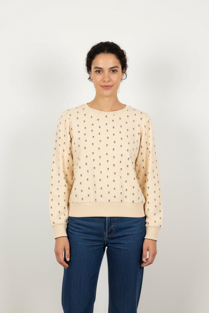 Sweat-shirt Écru - Taille M/38