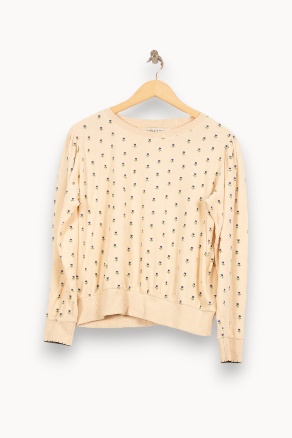 Sweat-shirt Écru - Taille M/38 de la marque Emile & Ida | PARAD59725 - Vendu par Paradigme - Image 2