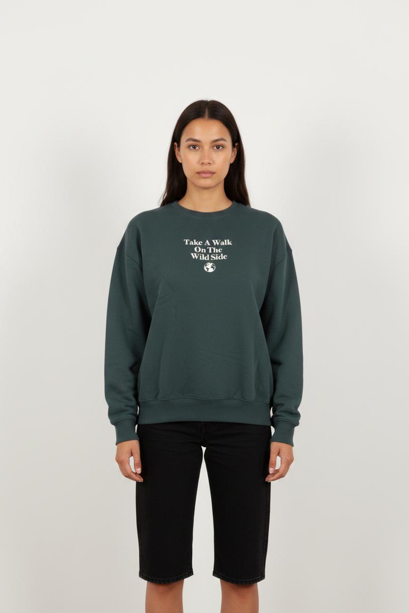 Sweatshirt Vert - Taille S/36