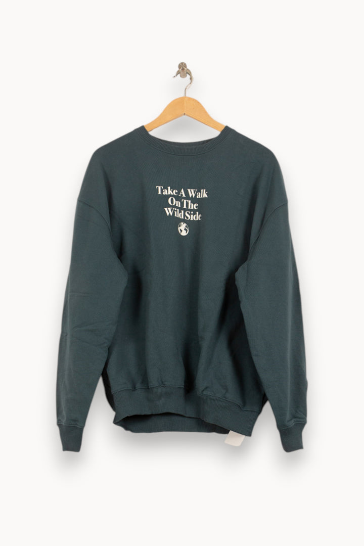 Sweatshirt Vert - Taille S/36 de la marque Bizance | PARAD59727 - Vendu par Paradigme - Image 2