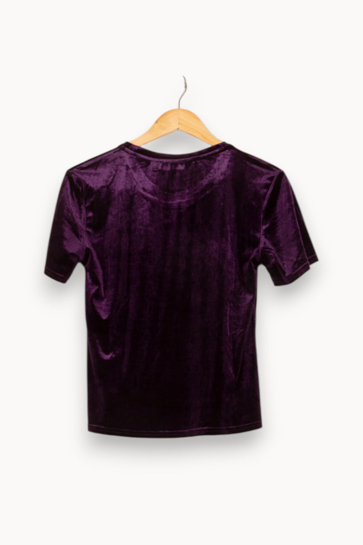 T-shirt Violet - Taille M/38 de la marque La Petite Etoile | PARAD59730 - Vendu par Paradigme - Image 4