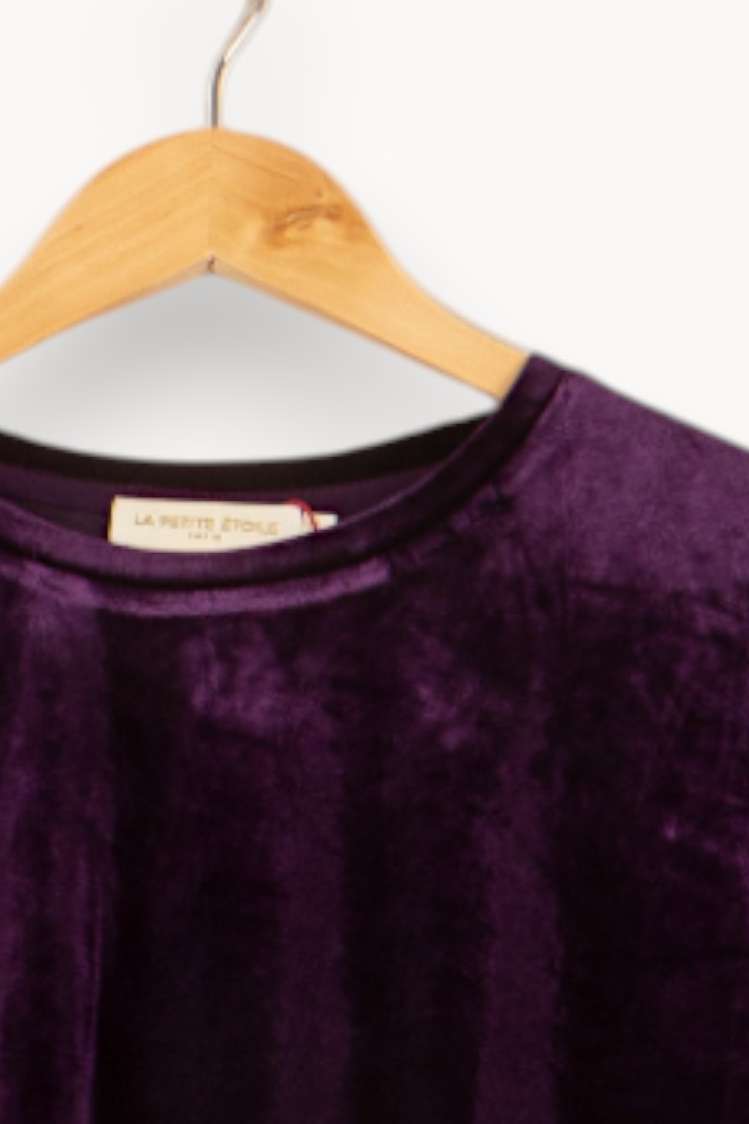 T-shirt Violet - Taille M/38 de la marque La Petite Etoile | PARAD59730 - Vendu par Paradigme - Image 3