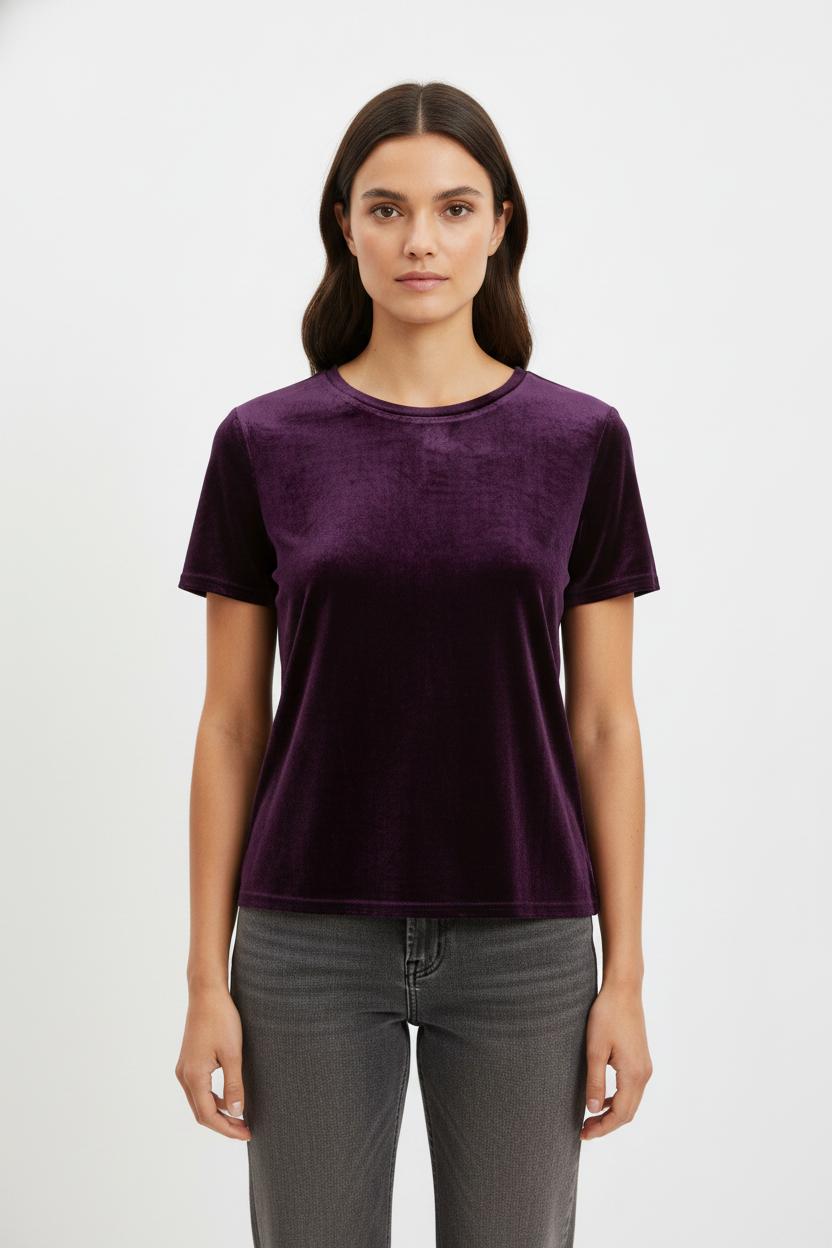 T-shirt Violet - Taille M/38