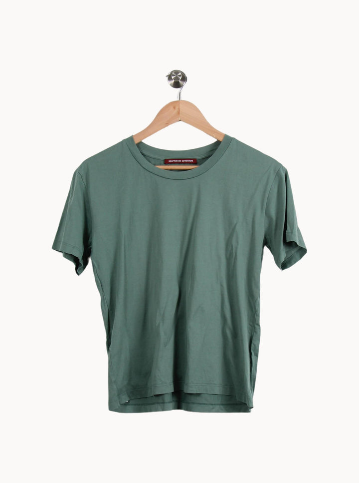 Tee shirt Vert - Taille M/38 de la marque Comptoir des Cotonniers | PARAD59736 - Vendu par Paradigme - Image 2