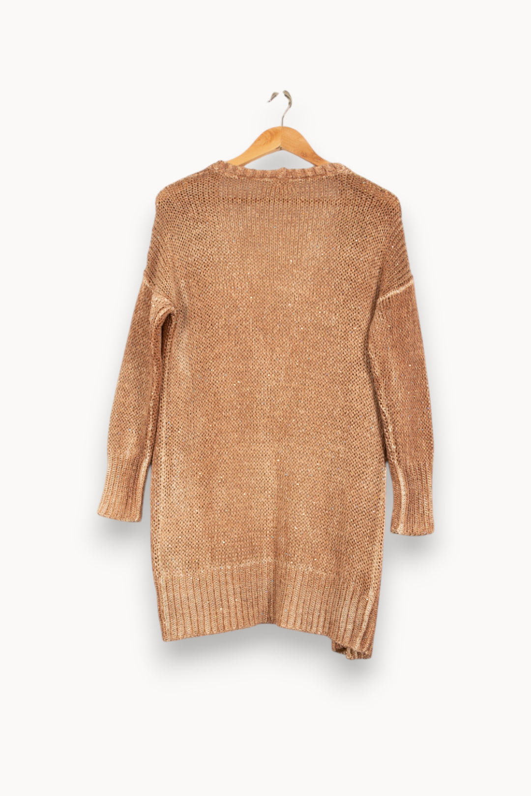 Cardigan Marron et Beige - Taille S/36 de la marque Notshy Cashmere | PARAD59742 - Vendu par Paradigme - Image 4