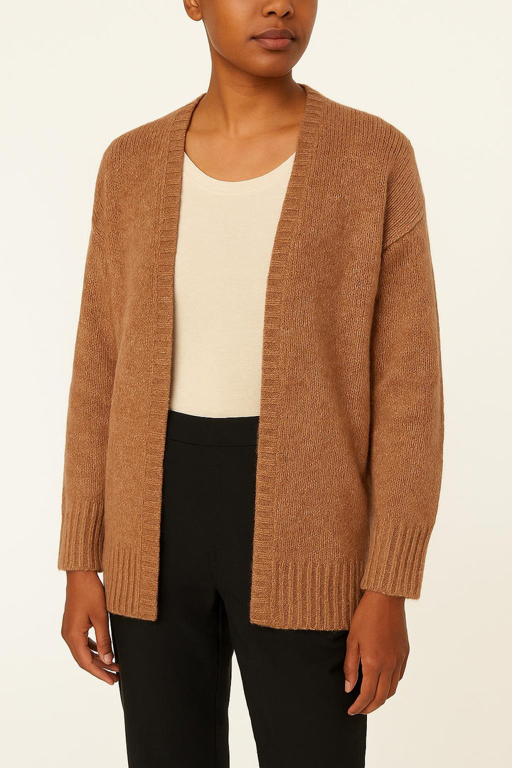 Cardigan Marron et Beige - Taille S/36 de la marque Notshy Cashmere | PARAD59742 - Vendu par Paradigme - Image 1