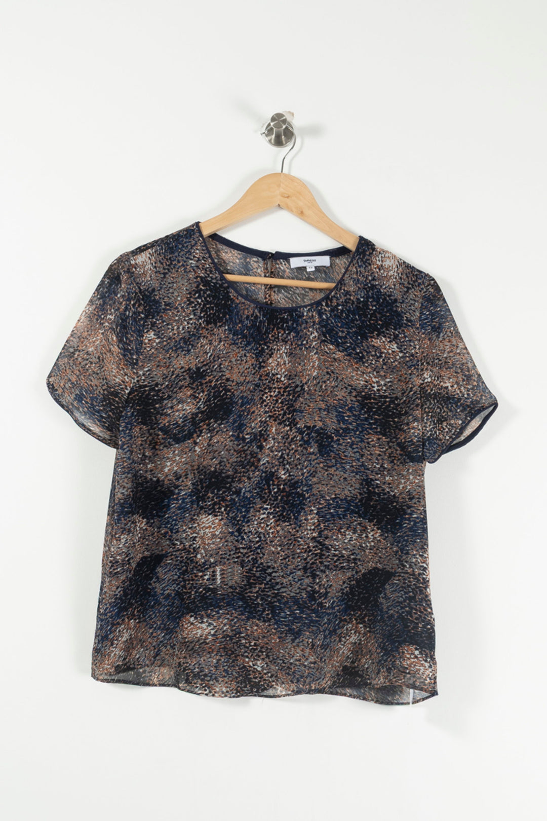 Blouse Marron et Noir - Taille L/40 de la marque Suncoo | PARAD59744 - Vendu par Paradigme - Image 2
