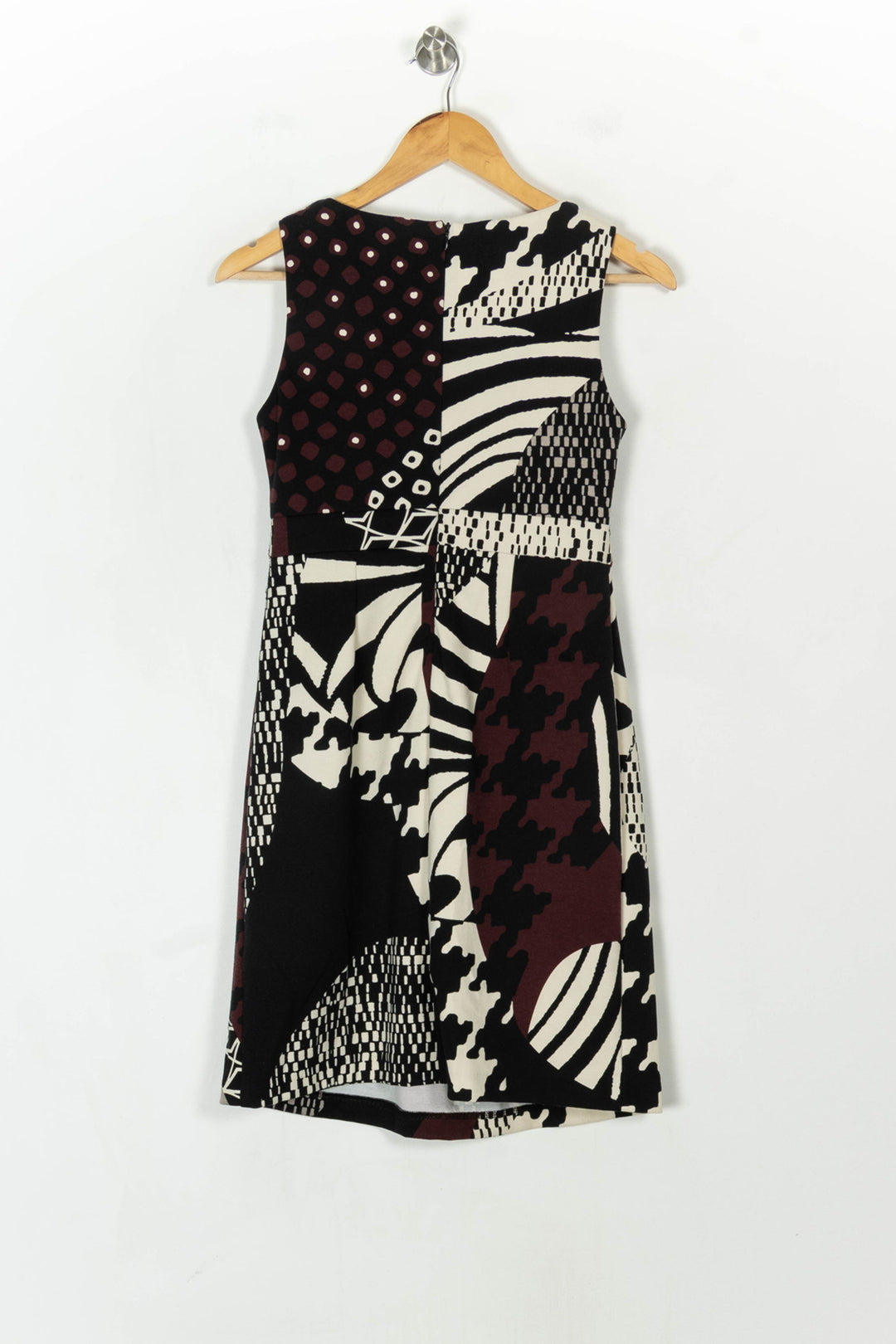Robe Sans Manches Noire et Blanche - Taille M/38 de la marque La Fée Maraboutée | PARAD59750 - Vendu par Paradigme - Image 5