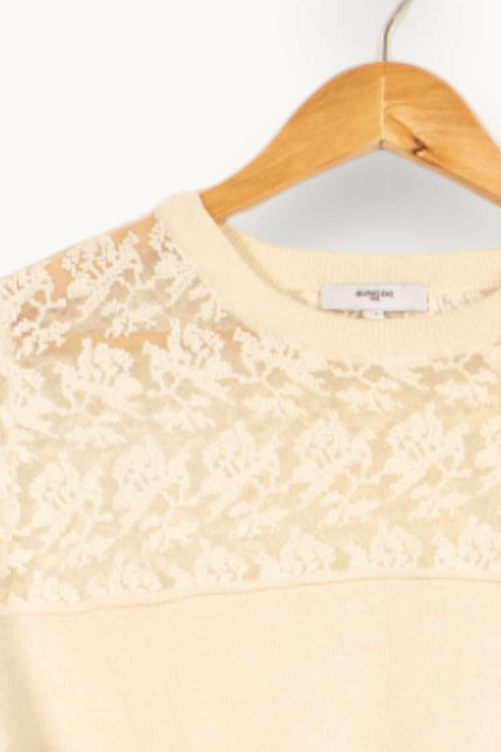Pull Blanc - Taille M/38 de la marque Suncoo | PARAD59751 - Vendu par Paradigme - Image 3