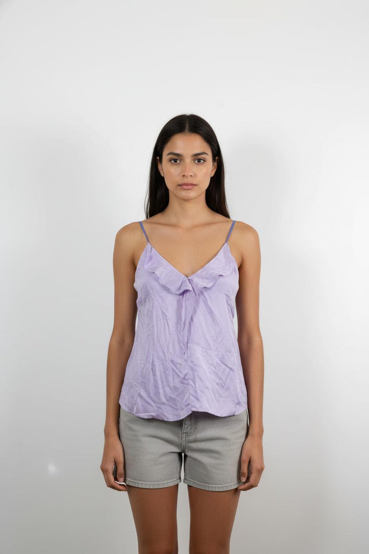 Top Violet et Bleu - Taille S/36