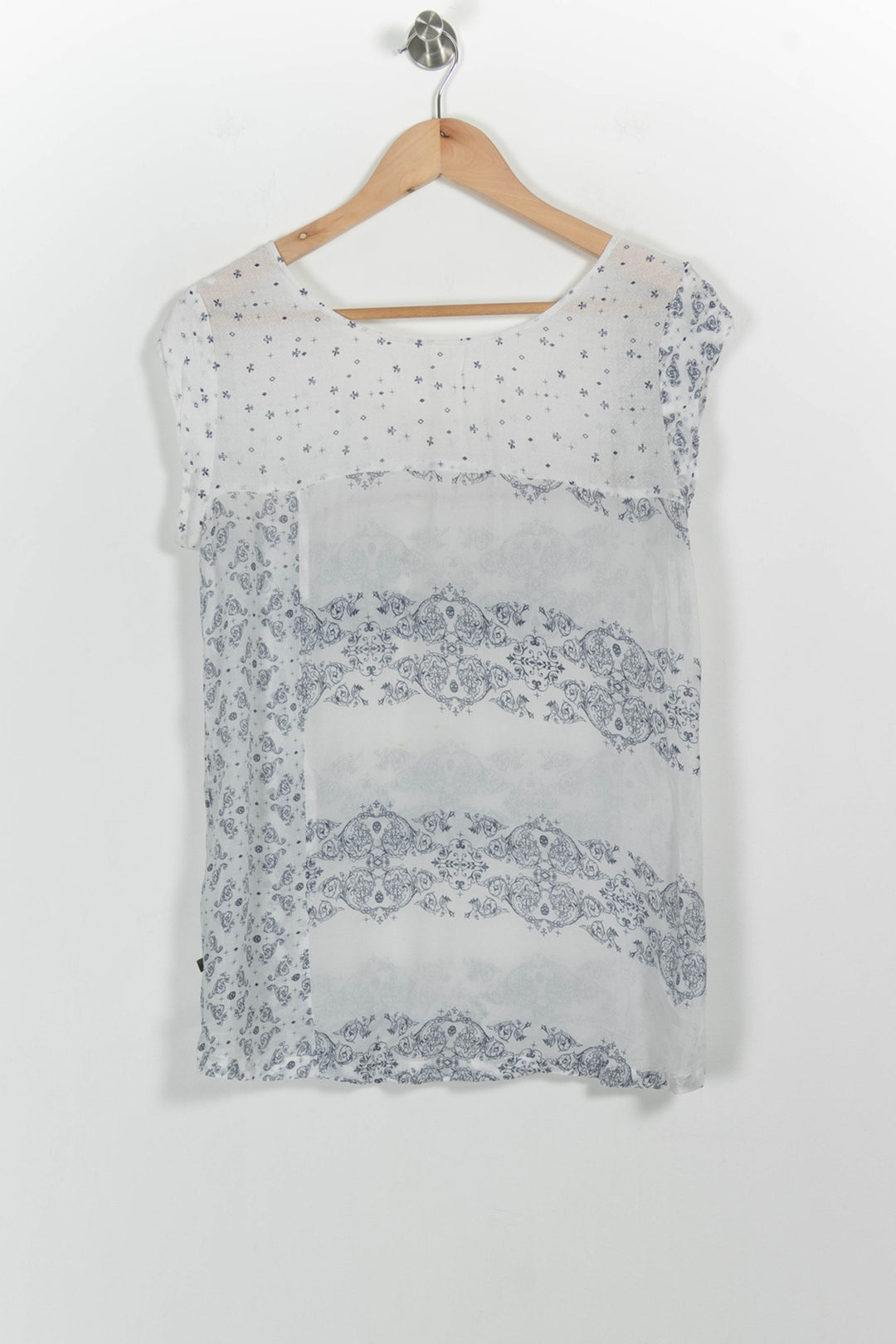 Blouse Blanche et Bleue - Taille XL/42 de la marque I.Code | PARAD59760 - Vendu par Paradigme - Image 4