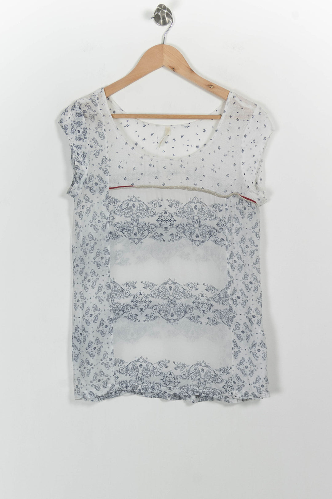 Blouse Blanche et Bleue - Taille XL/42 de la marque I.Code | PARAD59760 - Vendu par Paradigme - Image 2