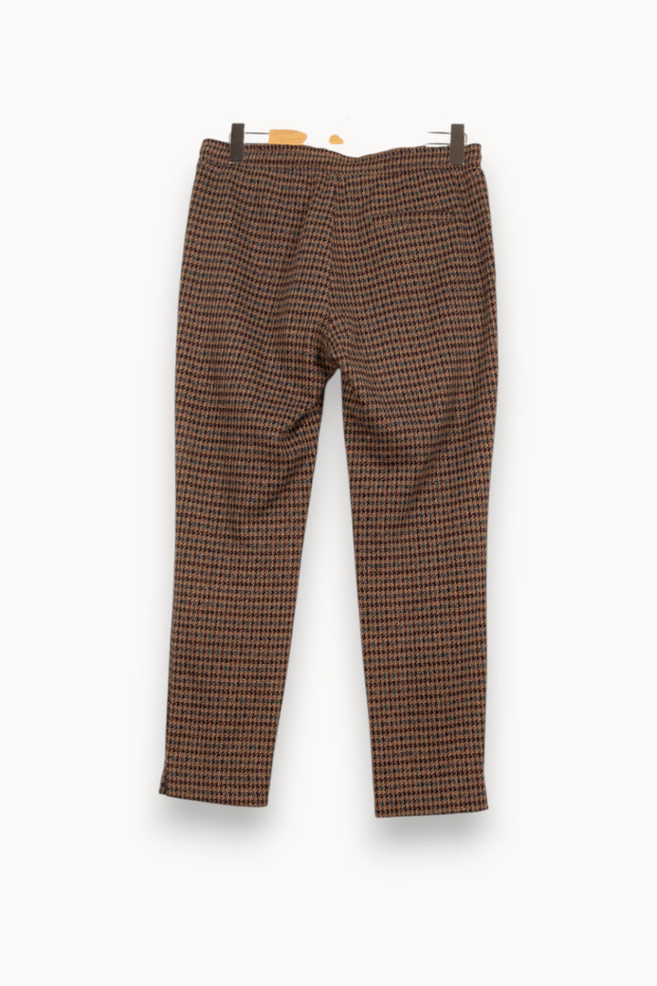 Pantalon Carreaux Marron et Noir - Taille XL/42 de la marque La Fée Maraboutée | PARAD59762 - Vendu par Paradigme - Image 4