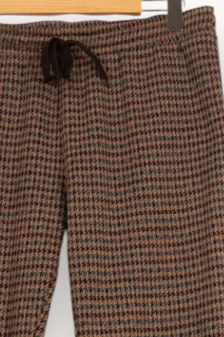 Pantalon Carreaux Marron et Noir - Taille XL/42 de la marque La Fée Maraboutée | PARAD59762 - Vendu par Paradigme - Image 3