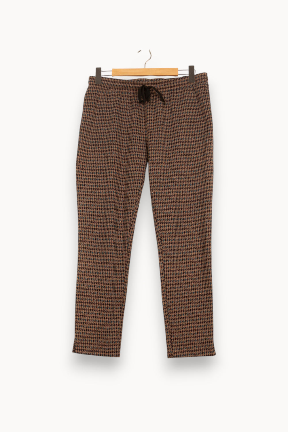 Pantalon Carreaux Marron et Noir - Taille XL/42 de la marque La Fée Maraboutée | PARAD59762 - Vendu par Paradigme - Image 2