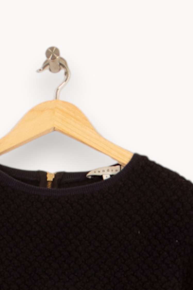Pull Noir - Taille L/40 de la marque Sandro | PARAD59765 - Vendu par Paradigme - Image 3