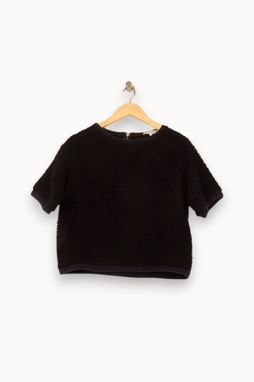 Pull Noir - Taille L/40 de la marque Sandro | PARAD59765 - Vendu par Paradigme - Image 2