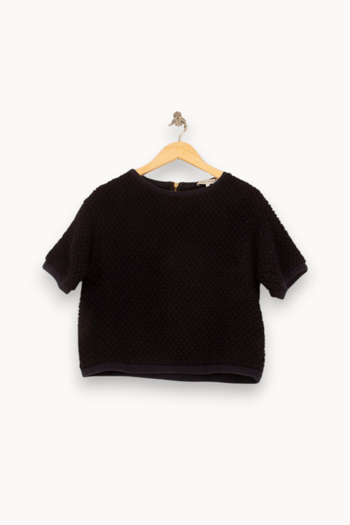 Pull Noir - Taille L/40 de la marque Sandro | PARAD59765 - Vendu par Paradigme - Image 2