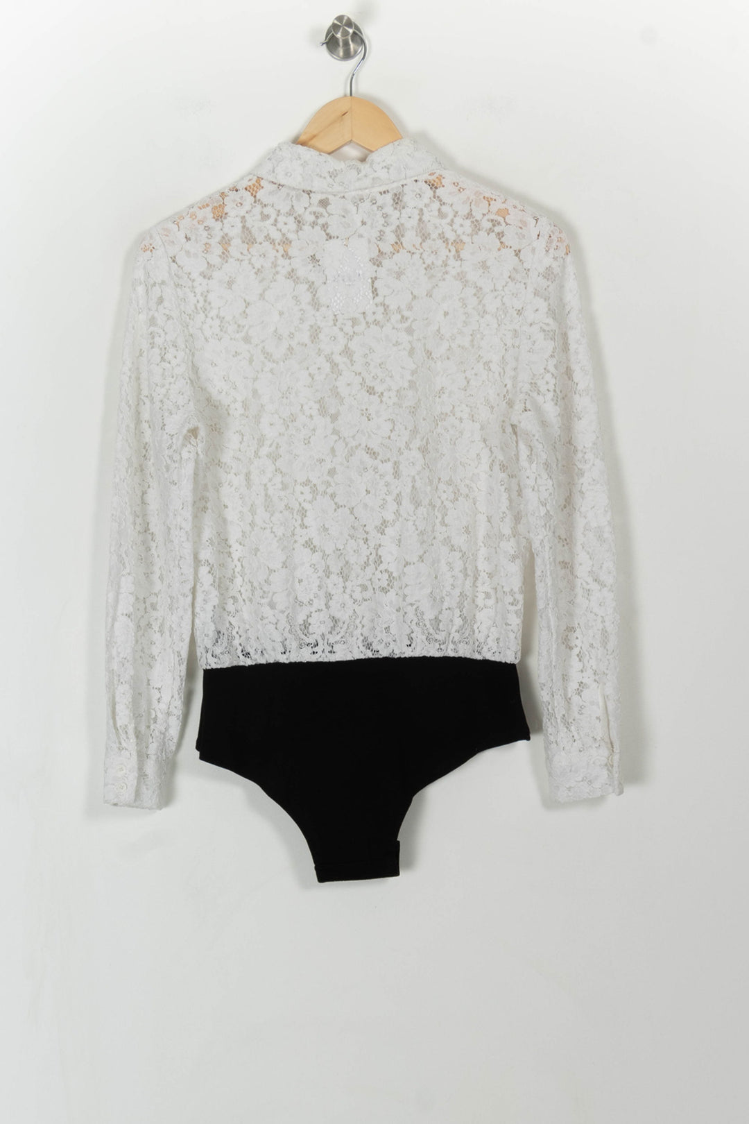 Body Blanc et Noir - Taille L/40 de la marque Claudie Pierlot | PARAD59766 - Vendu par Paradigme - Image 4