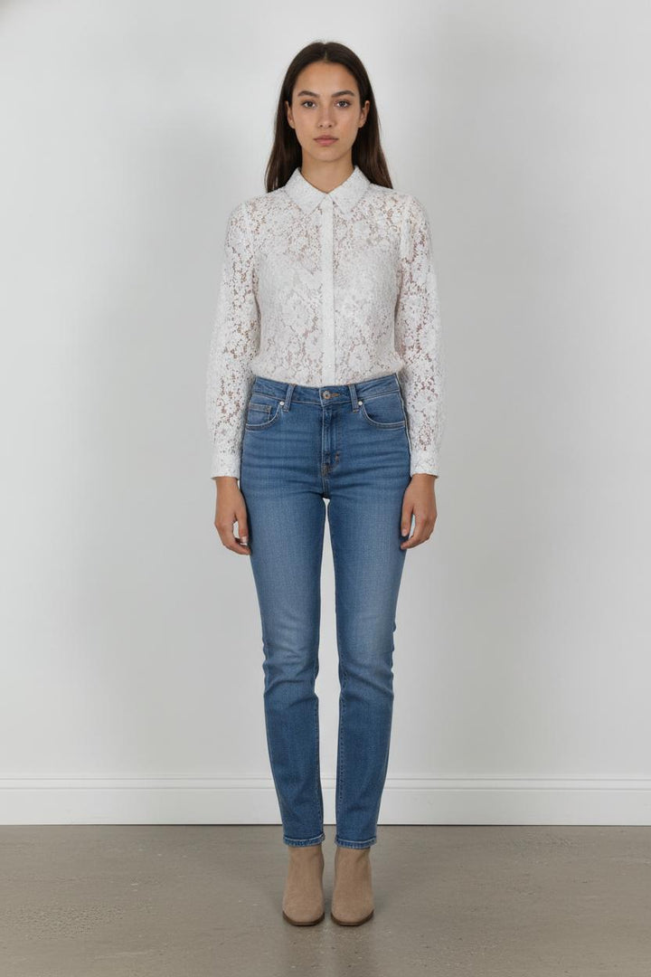 Body Blanc et Noir - Taille L/40 de la marque Claudie Pierlot | PARAD59766 - Vendu par Paradigme - Image 1