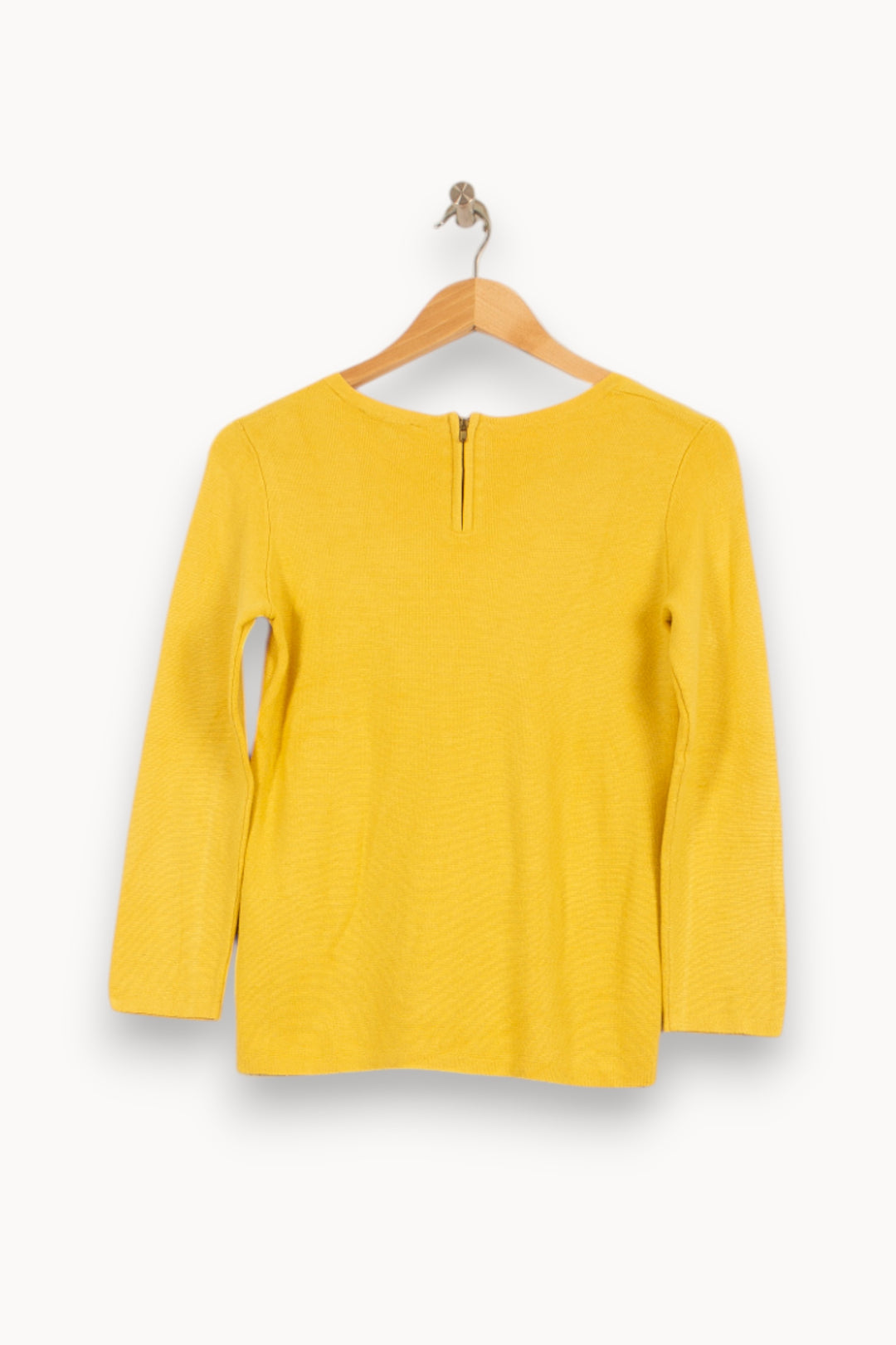 Pull Jaune - Taille S/36 de la marque Maison 123 | PARAD59774 - Vendu par Paradigme - Image 4