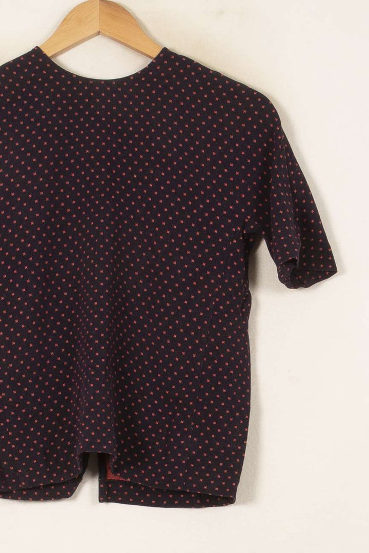 Blouse Noire et Rouge - Taille M/38 de la marque Sandro | PARAD59778 - Vendu par Paradigme - Image 3
